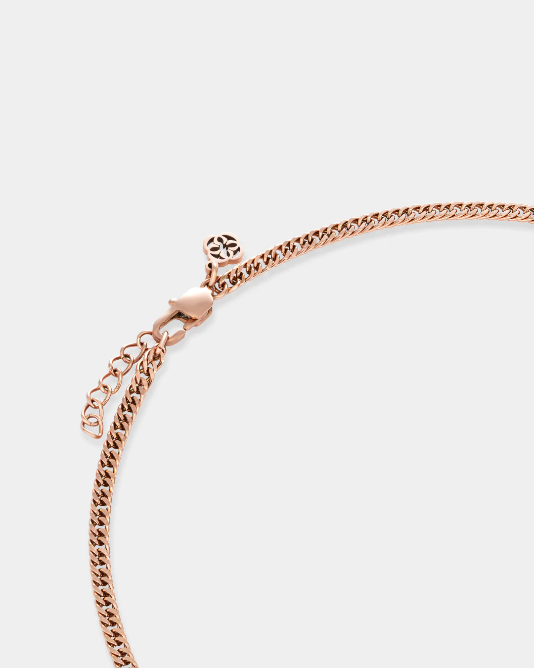 CUBAN BRACELET - ROSE GOLD 3MM - Image 4