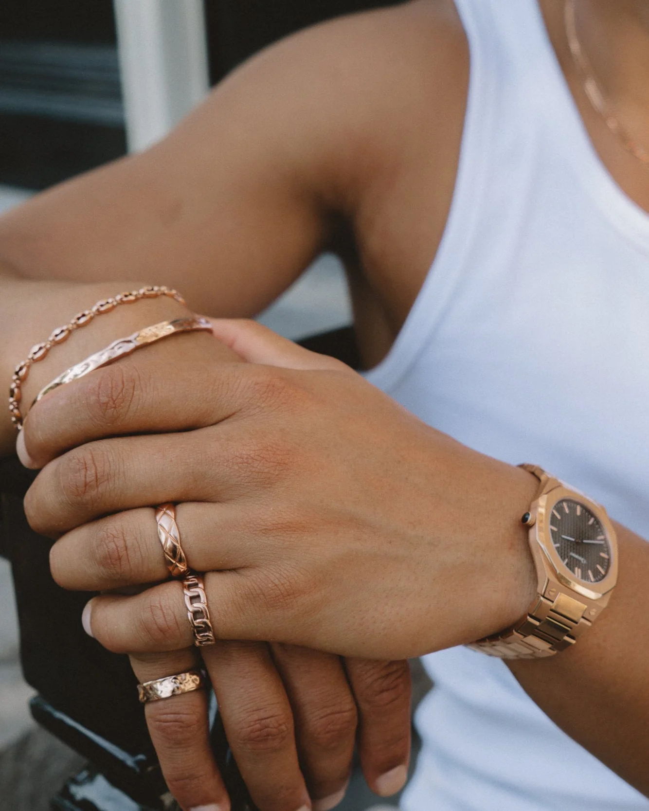 CUBAN RING - ROSE GOLD - Image 5