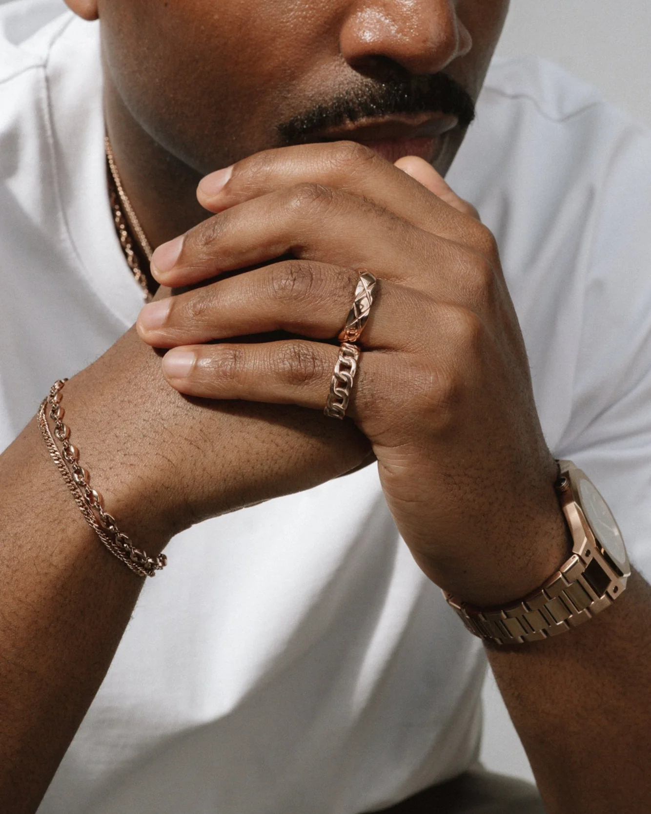 CUBAN RING - ROSE GOLD - Image 6
