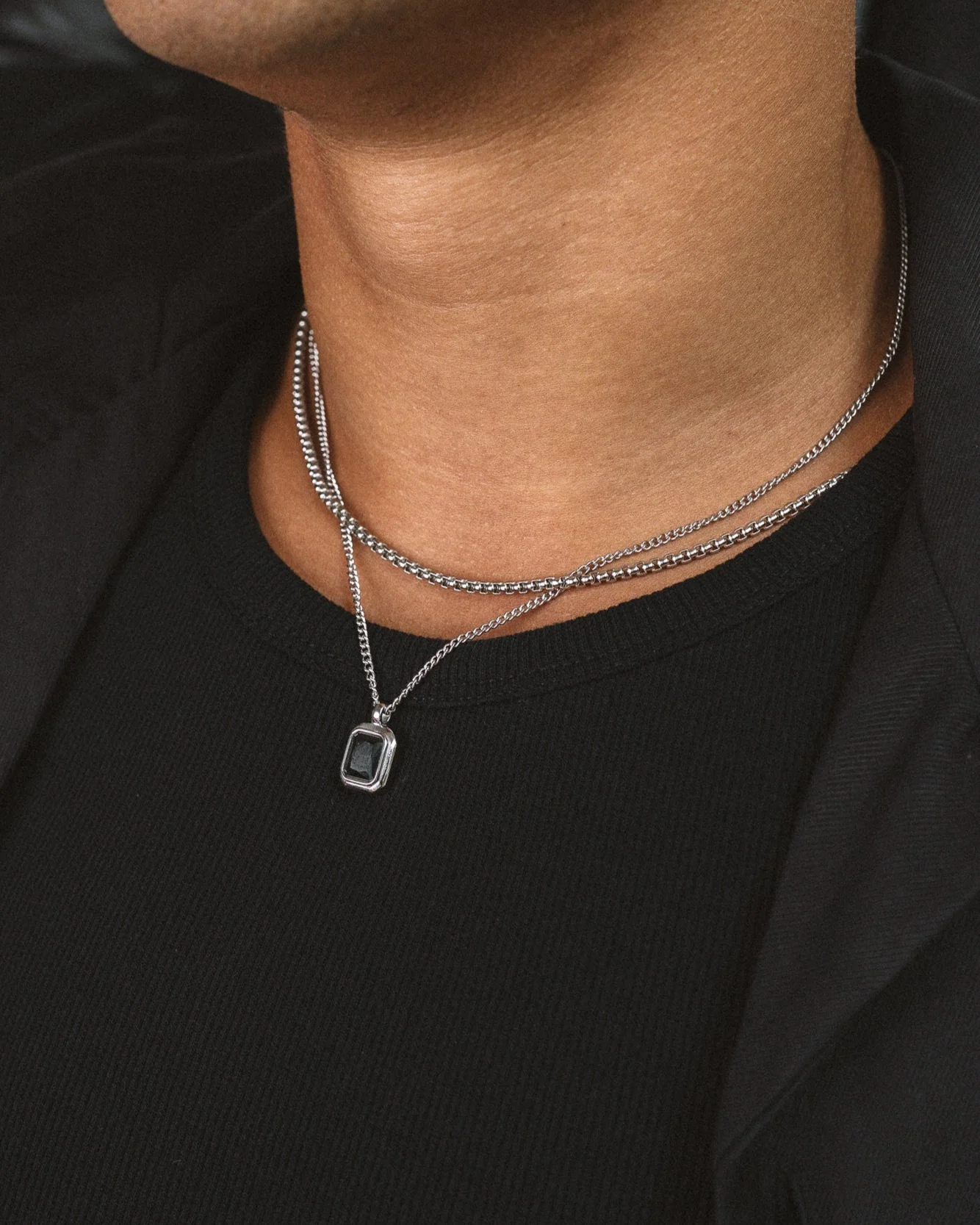 ETERNO PENDANT - SILVER NOIR - Image 7