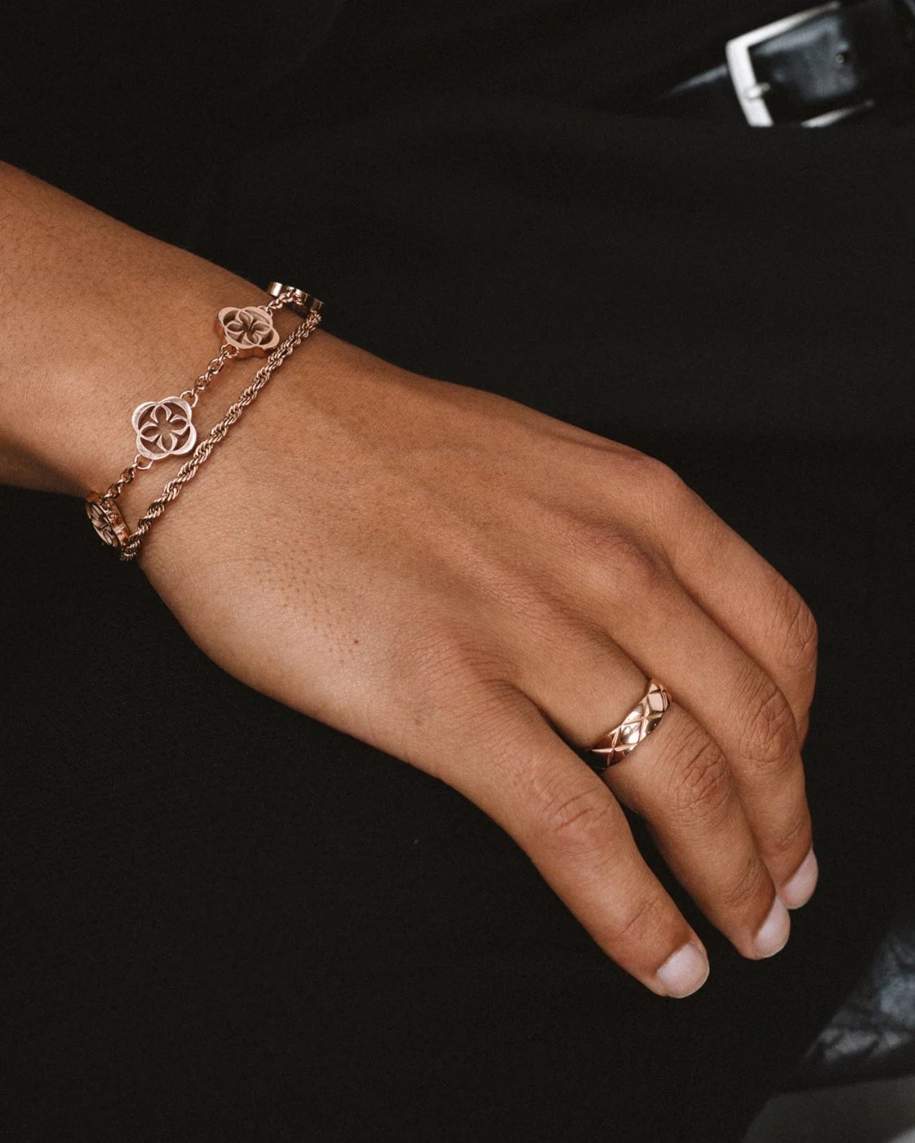QUILTOR RING - ROSE GOLD - Image 4
